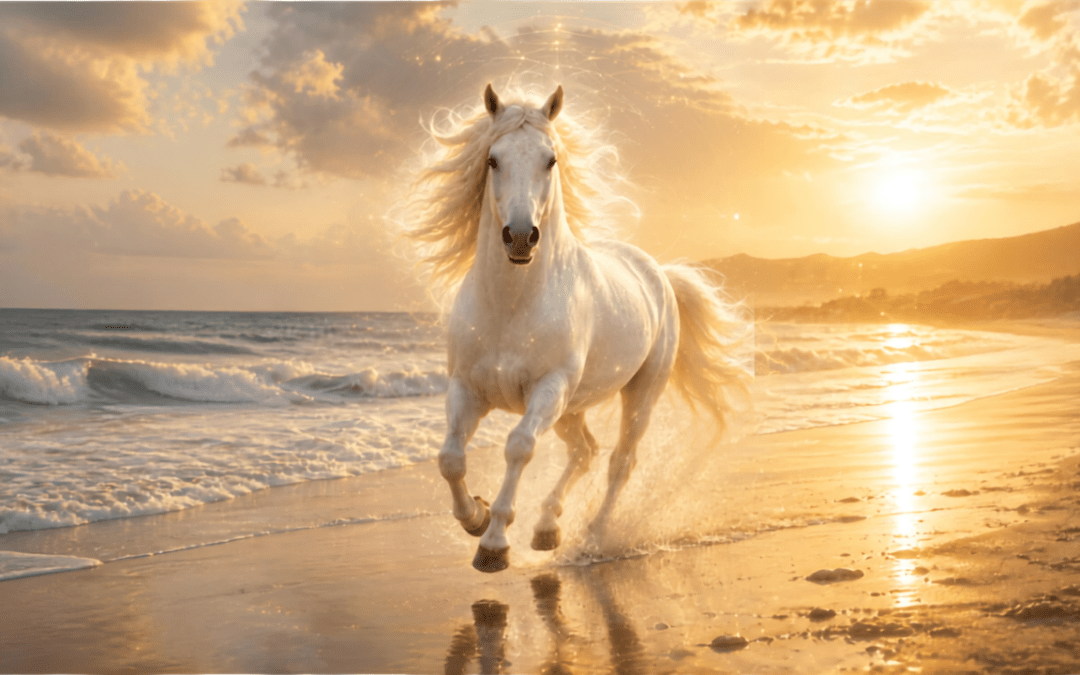 Caballo blanco playa